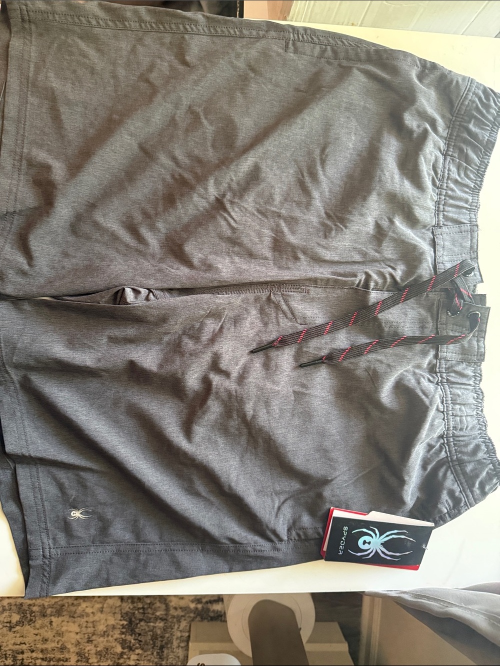 Spyder Men's Hydro Series Classic Hybrid Swim Shorts black/heather XL NWT